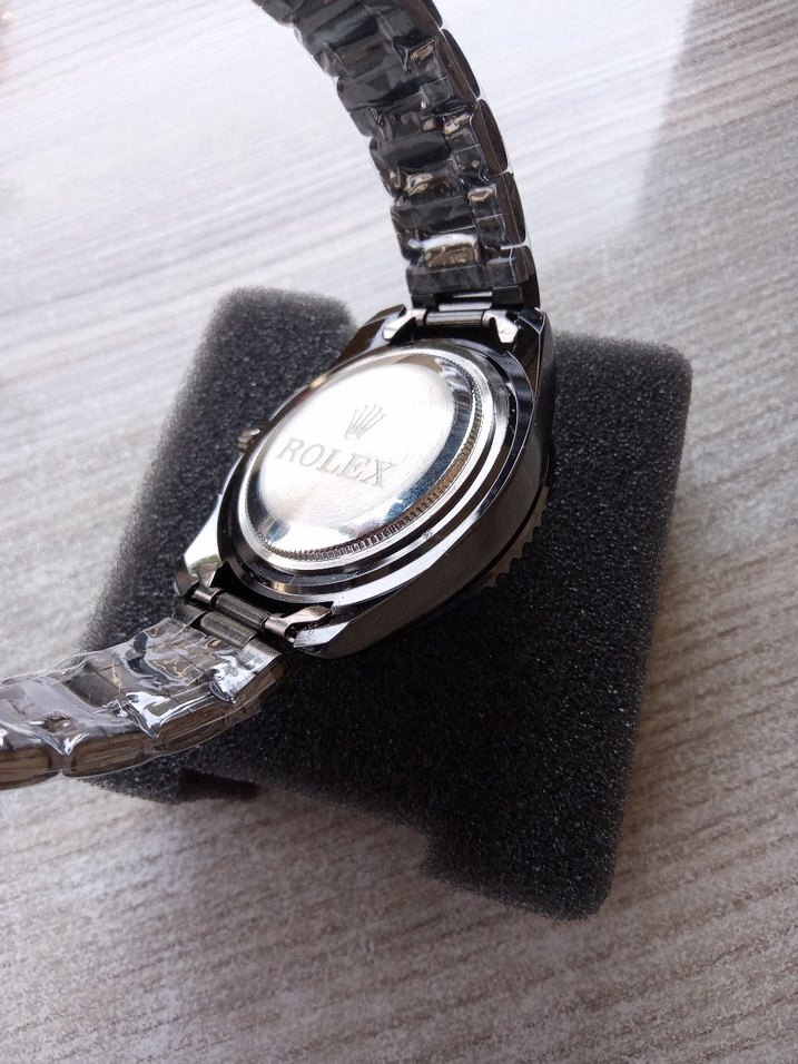 Rolex Mavi Klasik Erkek Kol Saati - Görsel 4