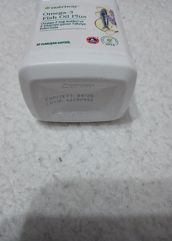 Nutriway Omega-3 Balık Yağı Plus Kapsül - Görsel 3