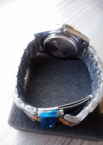 Parlak Mavi Kadranlı Modern Klasik Erkek Saat - Görsel 4