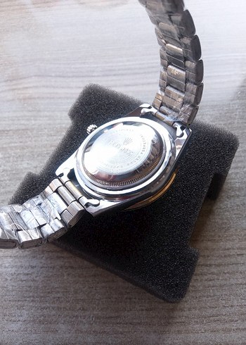 Parlak Mavi Kadranlı Modern Klasik Erkek Saat - Görsel 3