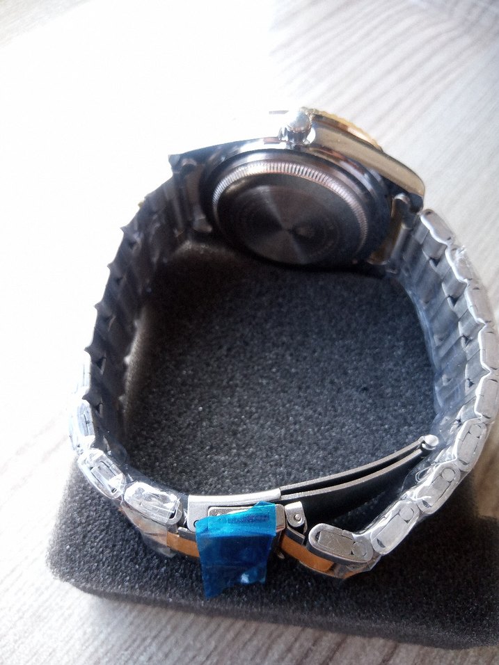 Parlak Mavi Kadranlı Modern Klasik Erkek Saat - Görsel 4