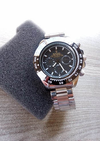 Klasik Siyah Biker Erkek Saat - Görsel 8