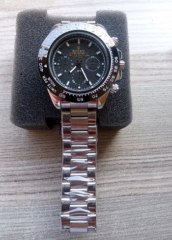 Klasik Siyah Biker Erkek Saat - Görsel 7