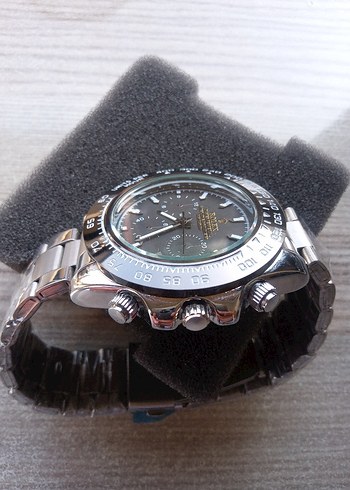 Klasik Siyah Biker Erkek Saat - Görsel 6