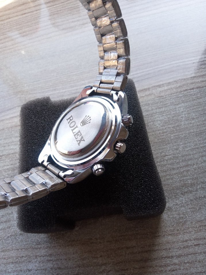 Klasik Siyah Biker Erkek Saat - Görsel 4