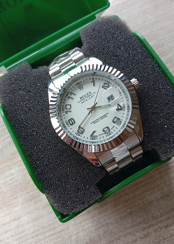 Rolex Datejust Beyaz Erkek Saat - Görsel 3