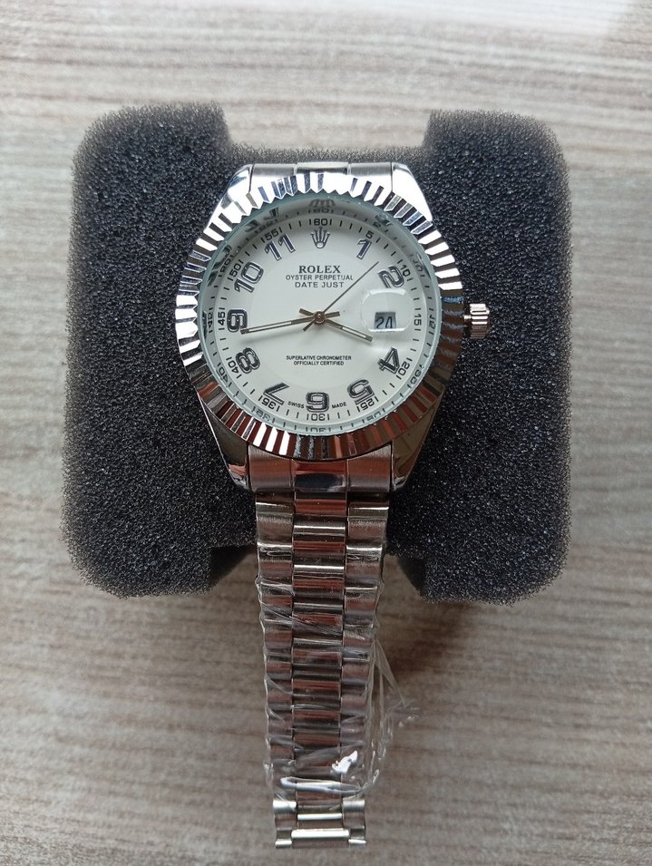 Rolex Datejust Beyaz Erkek Saat - Görsel 5