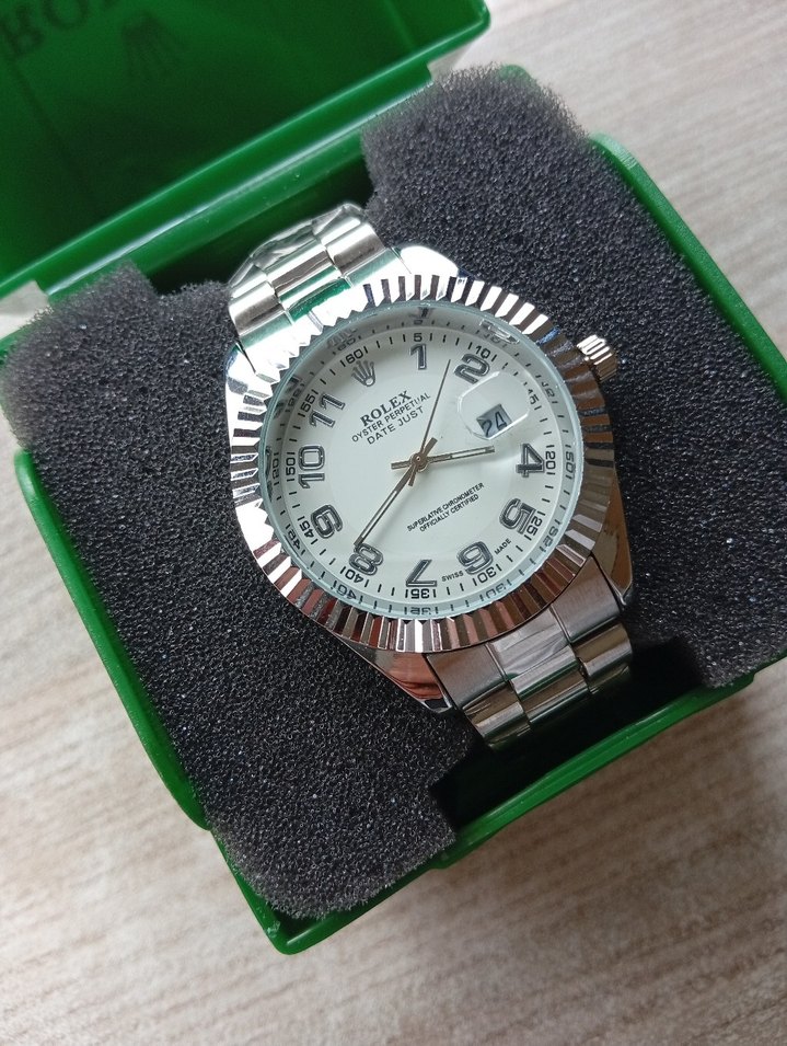 Rolex Datejust Beyaz Erkek Saat - Görsel 3
