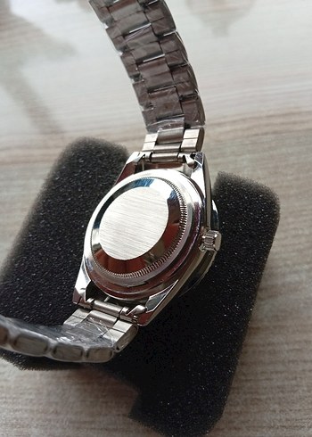 Rolex Klasik Erkek Kol Saati Lacivert Kadran - Görsel 4