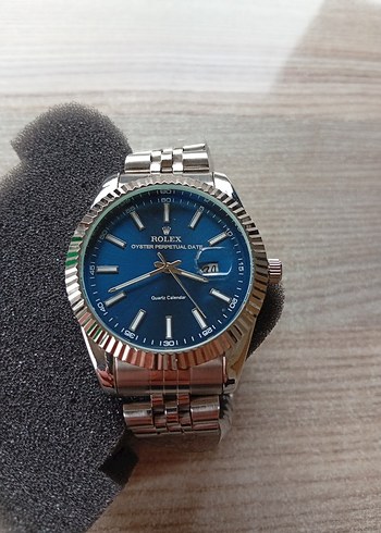 Mavi Kadranlı Klasik Erkek Saat - Görsel 9