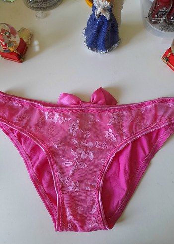 s Beden pembe Renk Pembe Midi 2 Adet Kadın Külot