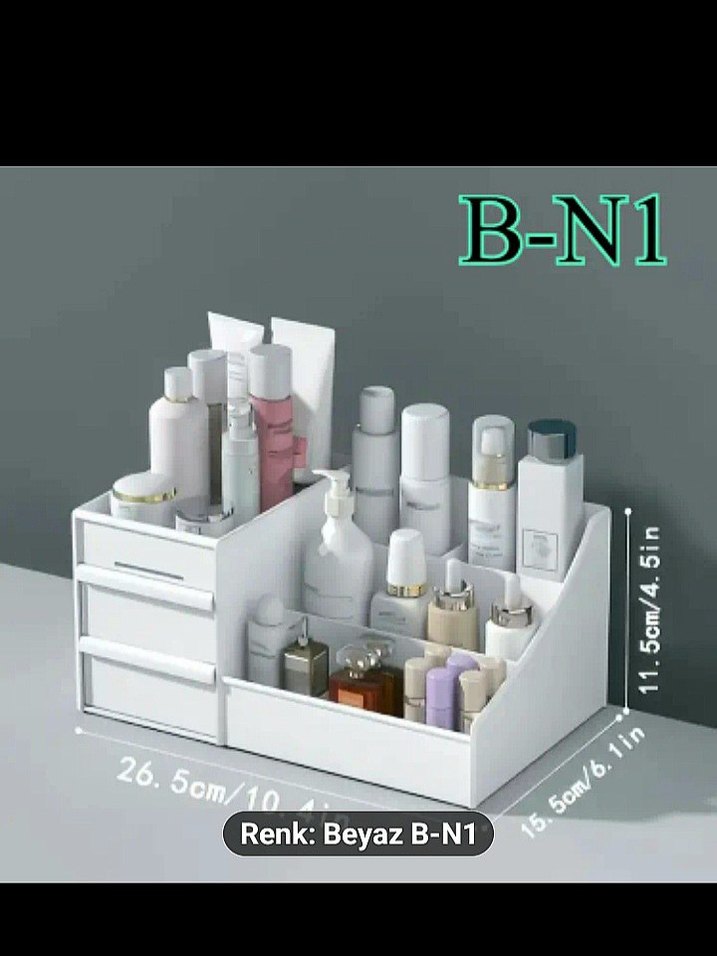 Çekmeceli Makyaj Kırtasiye Organizer - Görsel 4