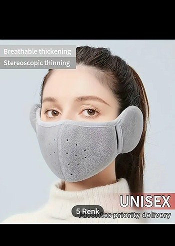 Sıcak Tutucu Kadın ve Erkek Maske - Görsel 7