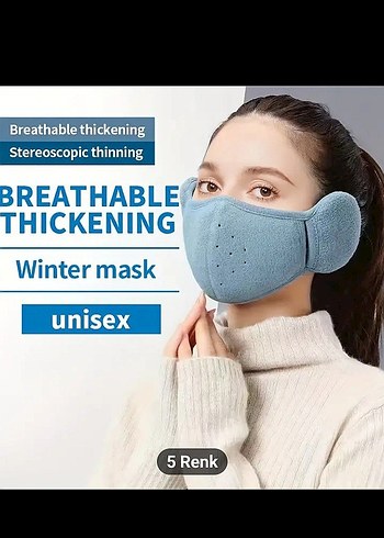 Sıcak Tutucu Kadın ve Erkek Maske - Görsel 9