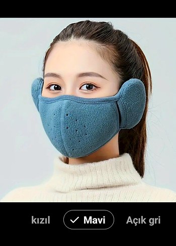 Sıcak Tutucu Kadın ve Erkek Maske - Görsel 3