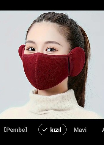 Sıcak Tutucu Kadın ve Erkek Maske - Görsel 4