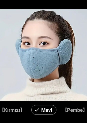 Sıcak Tutucu Kadın ve Erkek Maske - Görsel 2