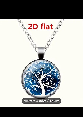 4 Parça Mavi Bohem Takı Seti - Görsel 2