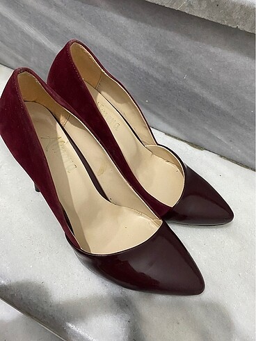 Diğer Bordo stiletto