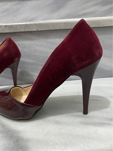 37 Beden bordo Renk Bordo stiletto