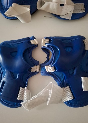 Plastik Motosiklet Dizlikleri Velcro Bantlı bisiklet ekipmanı - Görsel 4