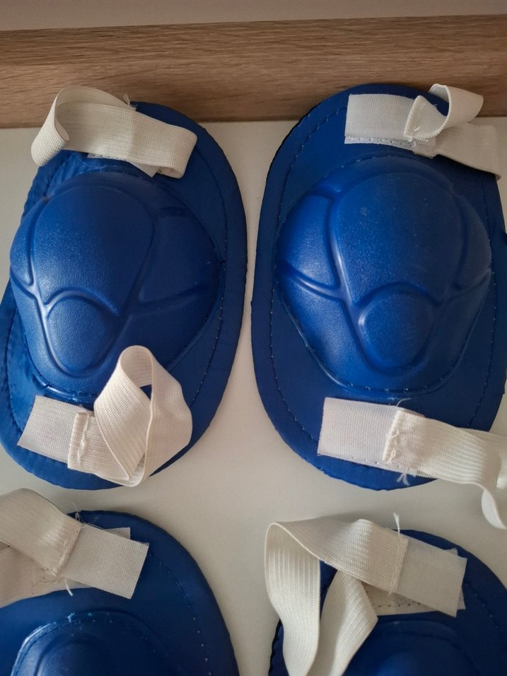 Plastik Motosiklet Dizlikleri Velcro Bantlı bisiklet ekipmanı - Görsel 2