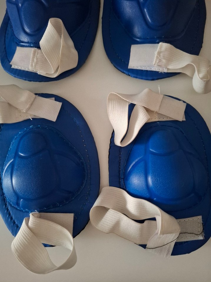 Plastik Motosiklet Dizlikleri Velcro Bantlı bisiklet ekipmanı - Görsel 3