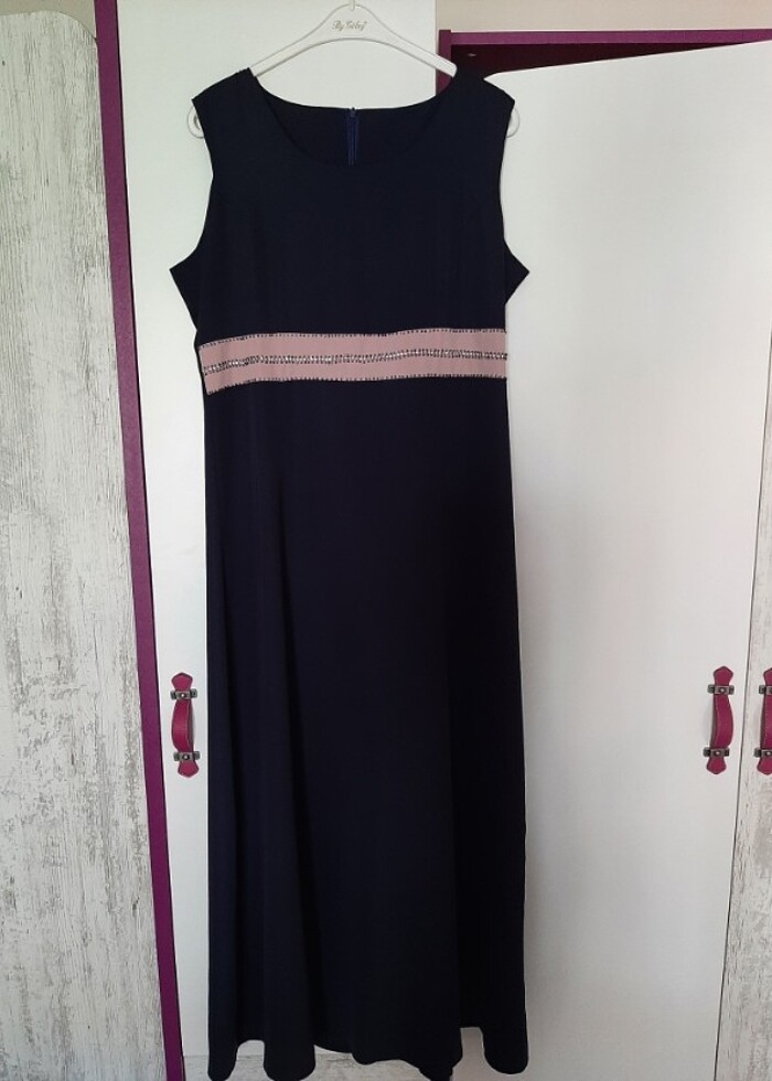 Ceketli abiye elbise - Görsel 5