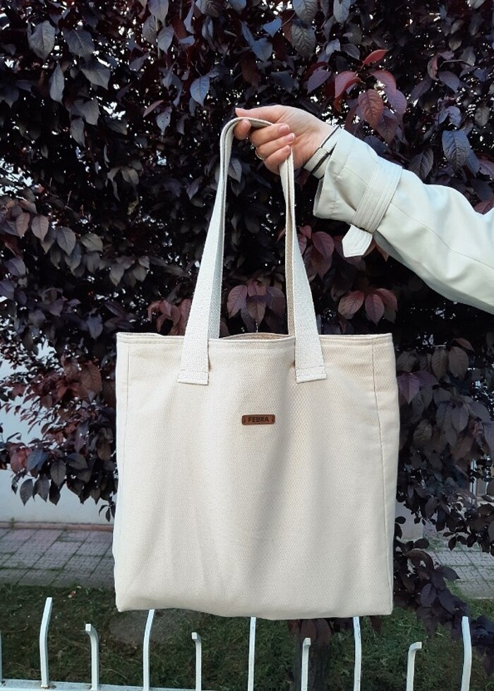 Kot tote bag çanta - Görsel 4