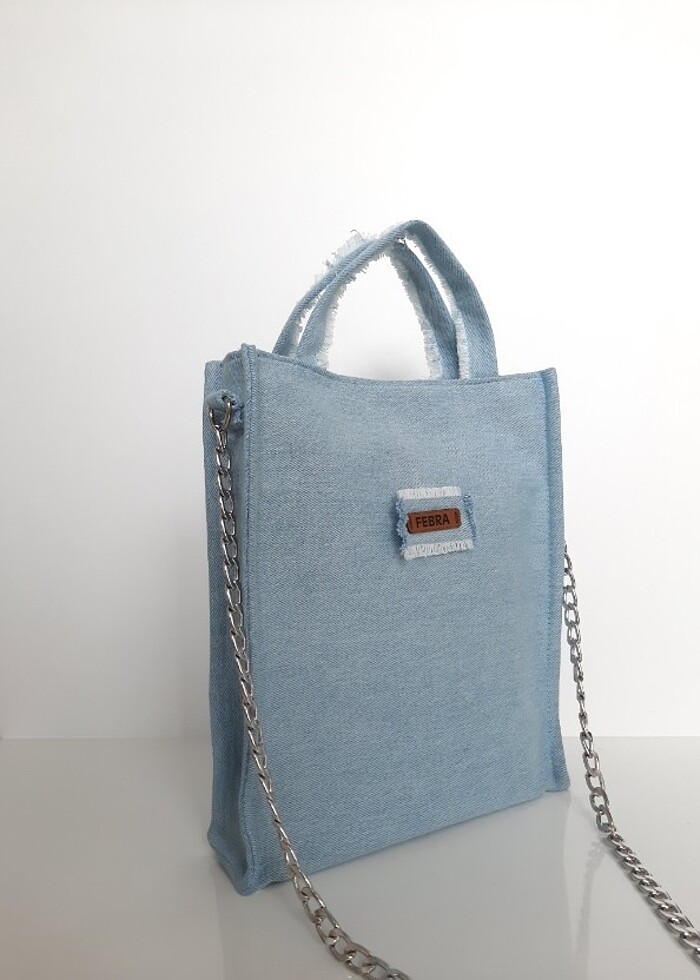 Mavi Kot çanta - Görsel 2