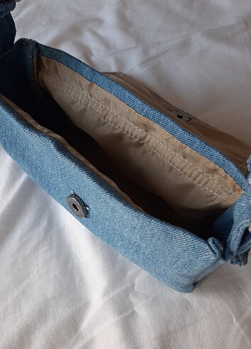 Mavi Kot çanta  - Görsel 6