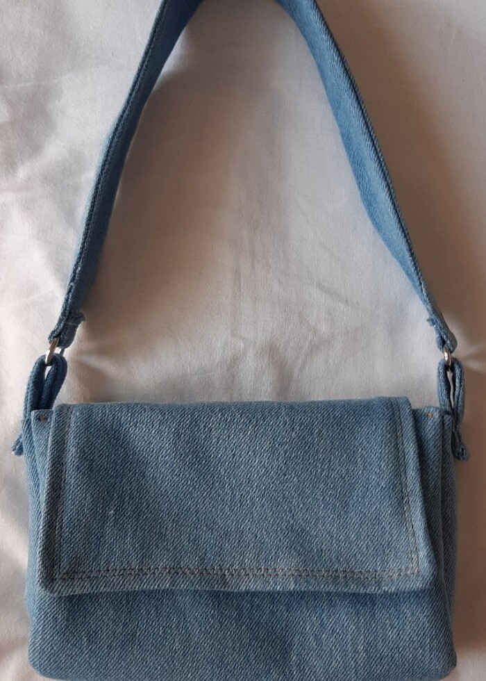 Mavi Kot çanta  - Görsel 2