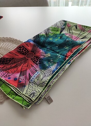 Sarar sura ipek eşarp  - Görsel 5