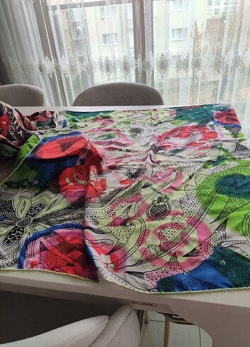 Sarar sura ipek eşarp  - Görsel 6