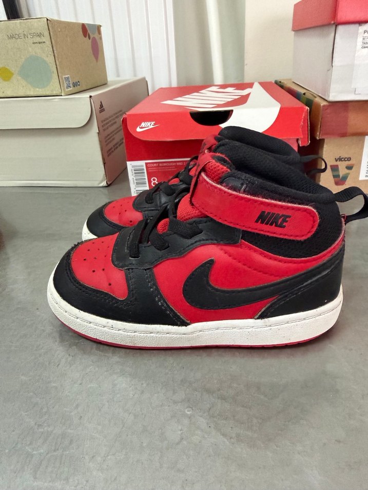 Nike Kırmızı Siyah Erkek Çocuk Spor Ayakkabı - Görsel 2