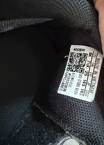 Erkek Çocuk Siyah Adidas Sneakers - Görsel 3