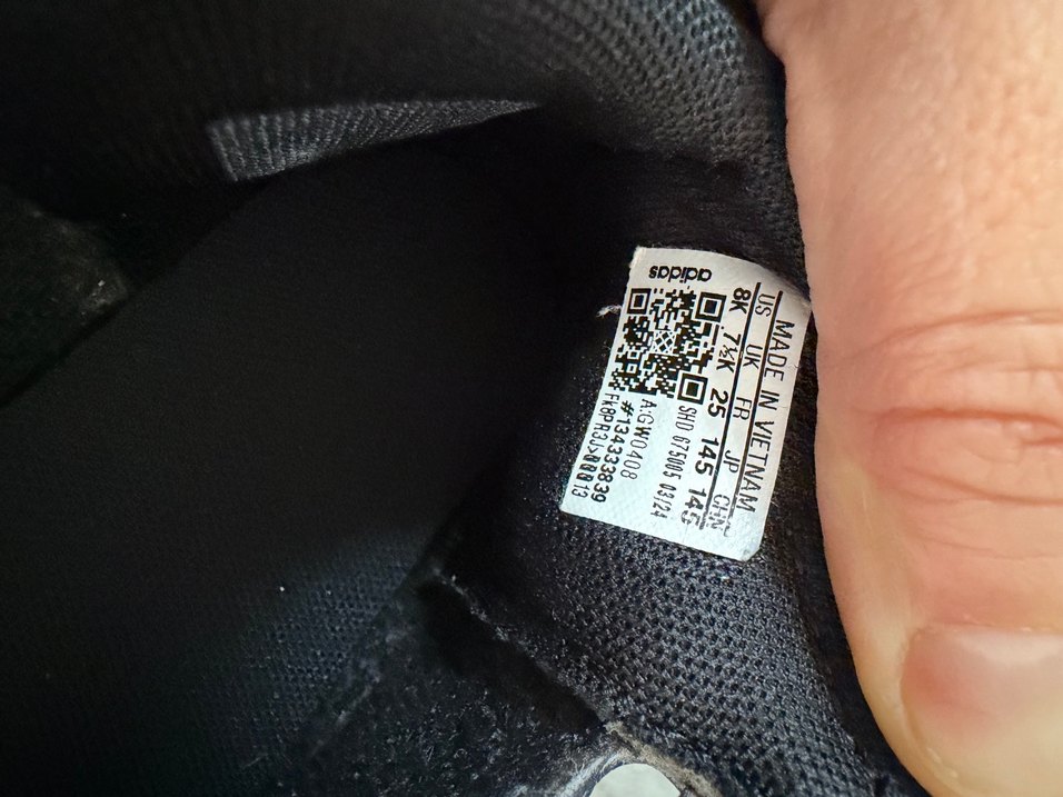 Erkek Çocuk Siyah Adidas Sneakers - Görsel 3