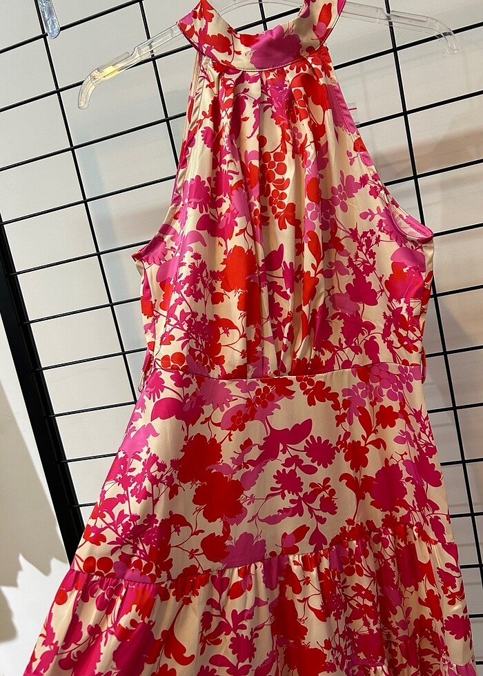 TEENDYOL ÇİÇEKLİ ELBİSE - Görsel 3