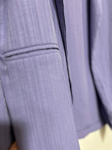 TREND DÖKÜMLÜ TRİL CEKET - Görsel 6