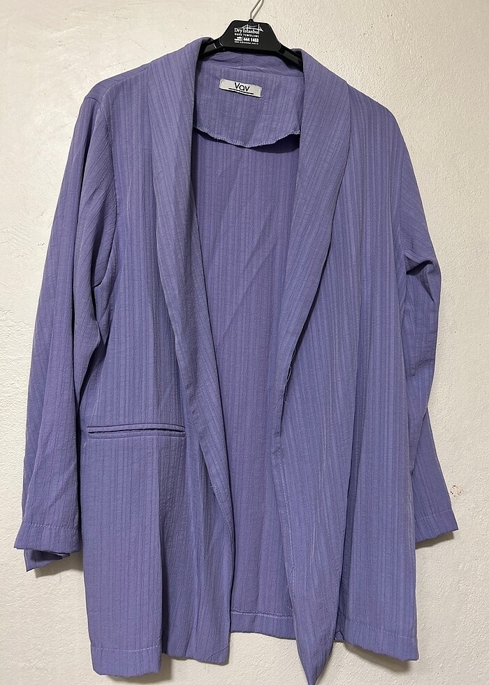 TREND DÖKÜMLÜ TRİL CEKET - Görsel 5