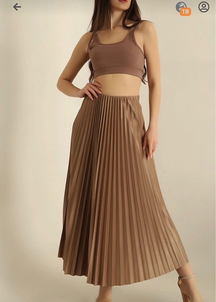 TREND PİLELİ ETEK - Görsel 2