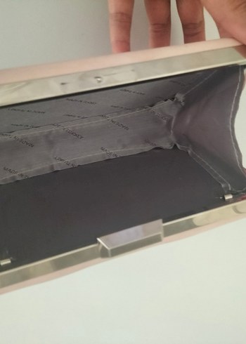 Blinde Zincir Detaylı pudra kadın Portföy Çanta