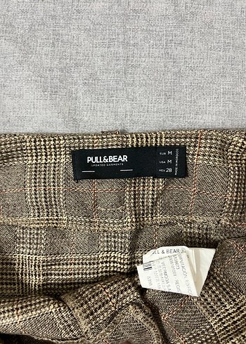 Ekose Desenli Pilili Midi Etek - Görsel 2