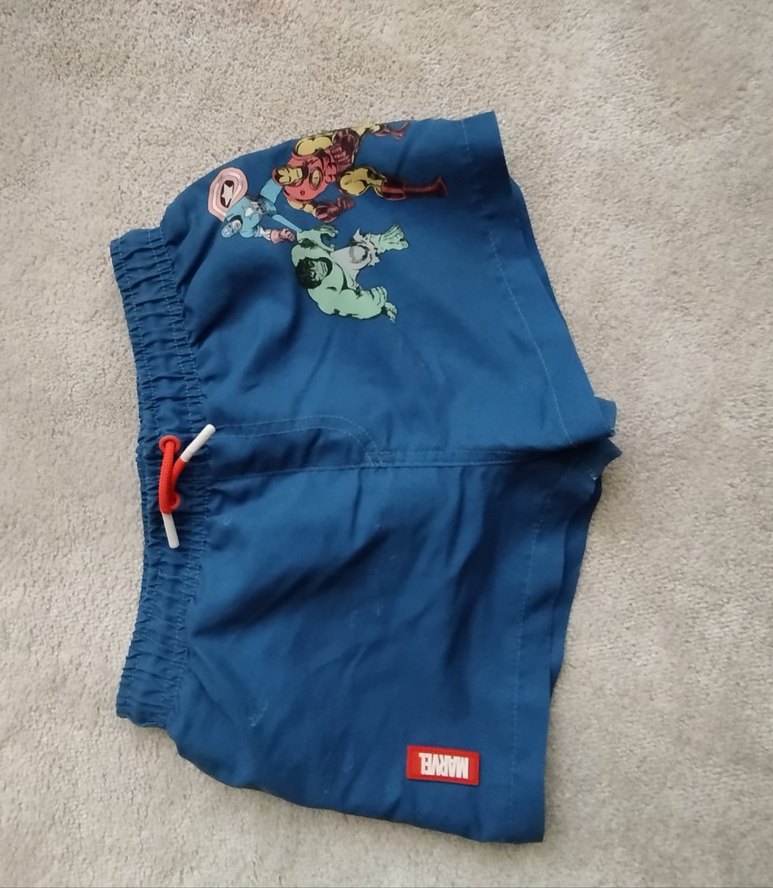 Erkek Çocuk Baskılı Kısa Kollu Tişört ve Mavi Şort - Görsel 2