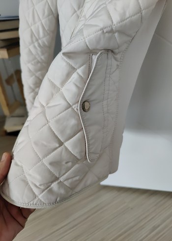 Kırık Beyaz  Kadın Kısa Ceket zara - Görsel 5