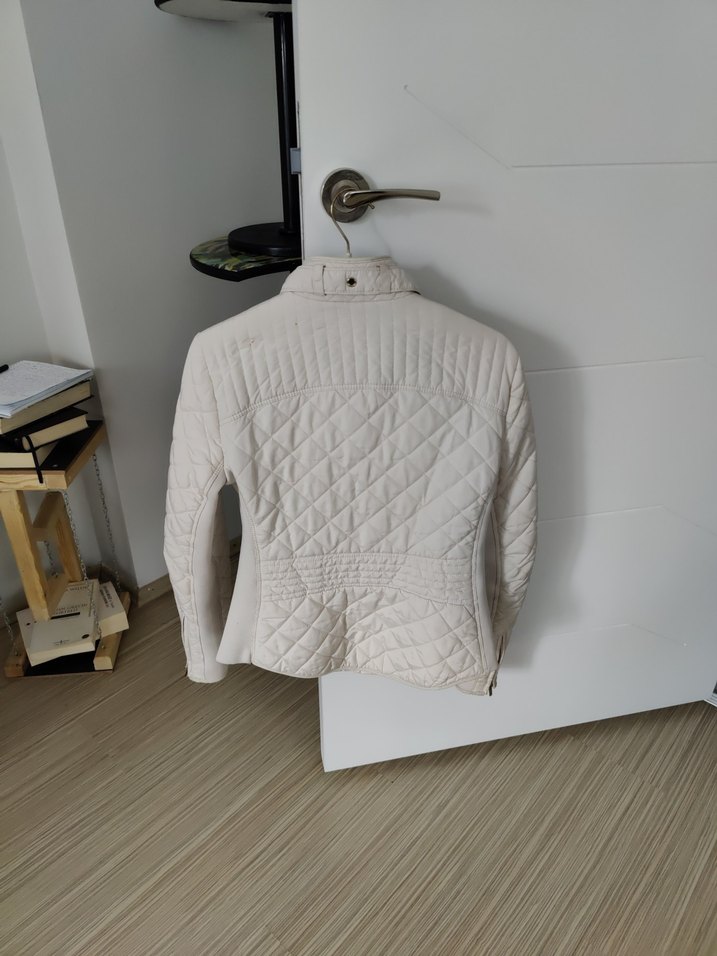 Kırık Beyaz  Kadın Kısa Ceket zara - Görsel 2