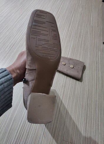 Yepyeni bej süet çizme  - Görsel 6