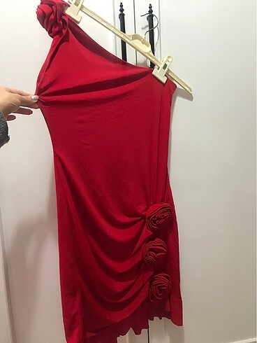 Diğer Kırmızı elbise mini