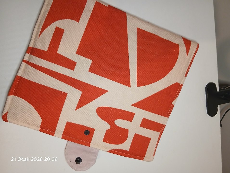 Kanvas Kumaş Kapaklı notebook Kitap kılıfı - Görsel 3