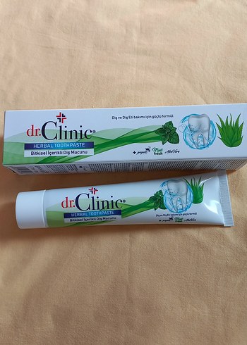 Dr.Clinic Bitkisel İçerikli Diş Macunu 75 ml